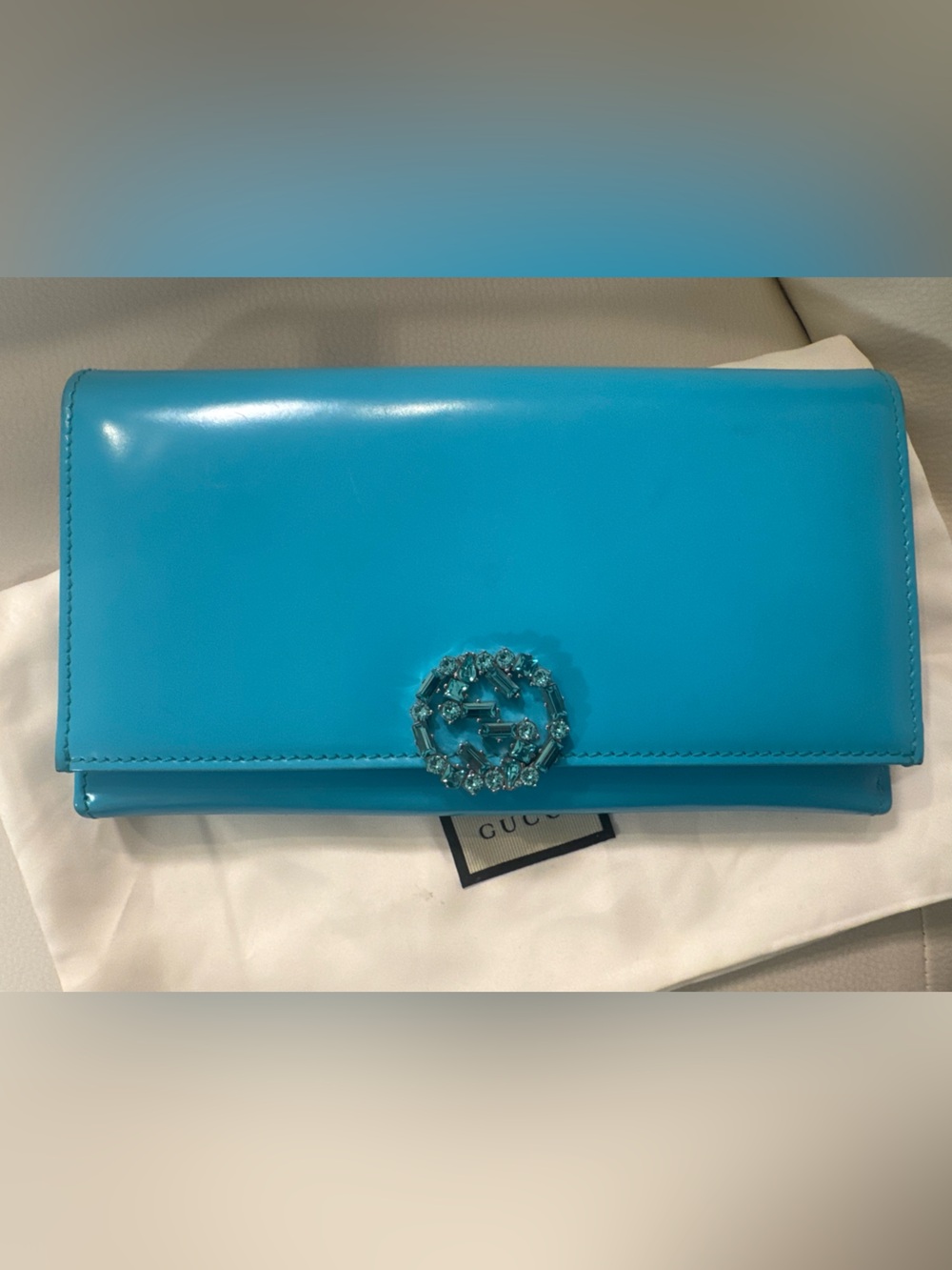 GUCCI Crystal-Embellished Women's Wallet